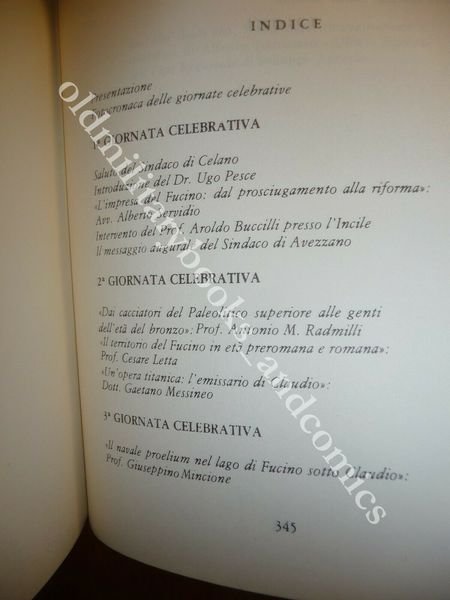 FUCINO CENTO ANNI 1877-1977 ATTI DEL CONGRESSO PER IL CENTENARIO …