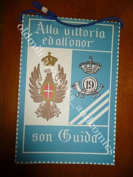 CALENDARIO REGGIMENTO LE GUIDE 1978 DEDICA CON CORDONE OTTIMO