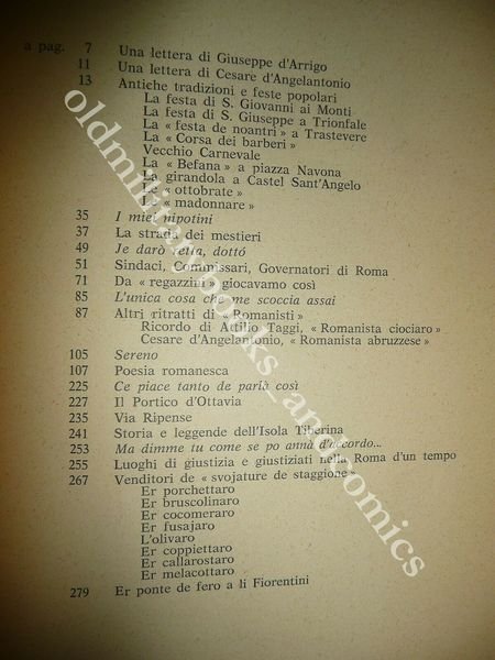 COLORE ROMANO DI ROMA GIUSEPPE D'ARRIGO FESTE TRADIZIONI POPOLARI STORIE …