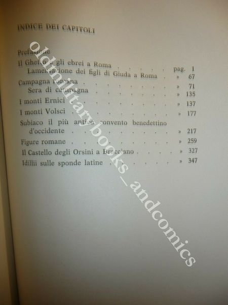 PASSEGGIATE ROMANE FERDINAND GREGOROVIUS ASTUCCIO E FASCETTA EDITORIALE OTTIMO
