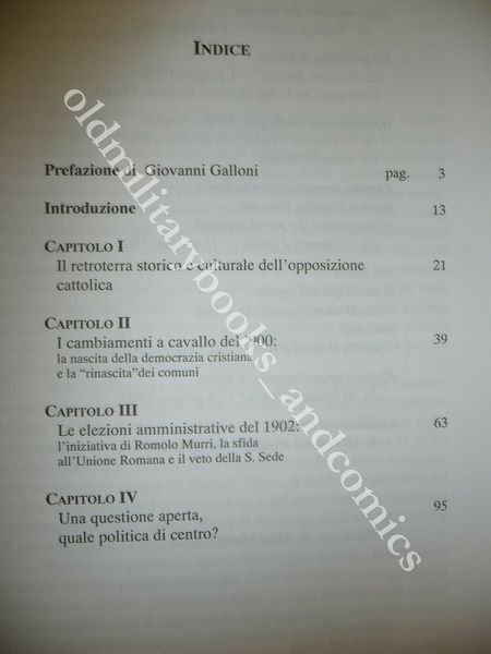 PRIMA DI NATHAN IL MUNICIPALISMO SOCIALE DEI CATTOLICI LUCIO D'UBALDO
