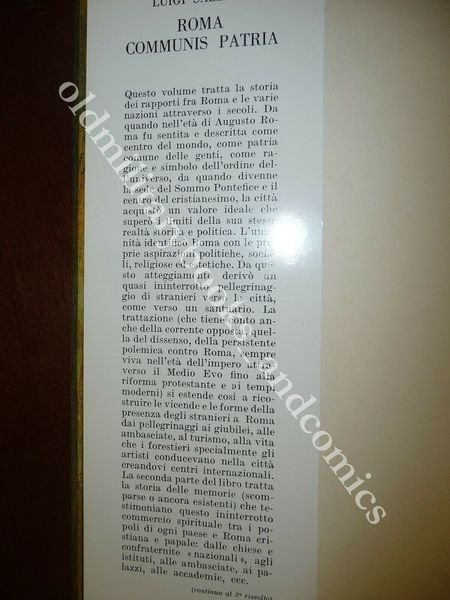 ROMA COMMUNIS PATRIA LUIGI SALERNO ROMA NEL MONDO ANTICO MEDIOEVO …