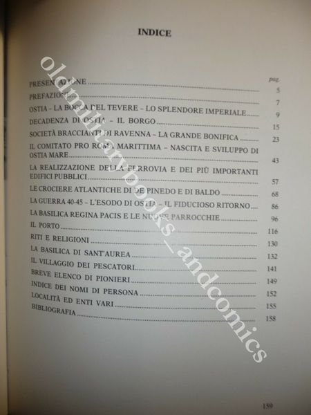 OSTIA LIDO DI ROMA SINTESI STORICA DAL 630 a.C.al 1982 …