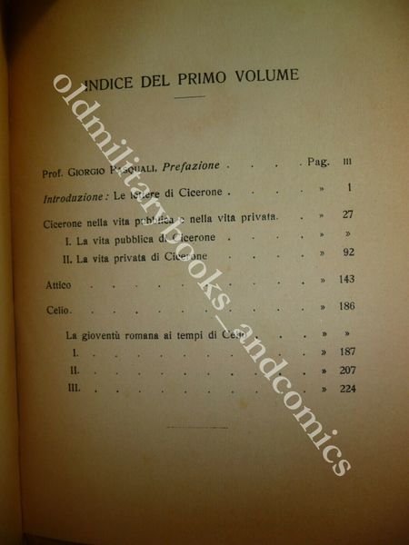 CICERONE E I SUOI AMICI GASTON BOISSER VOLUME PRIMO