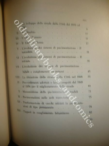 LO SVILUPPO ED IL MIGLIORAMENTO DELLE STRADE DI ROMA BARTOLOMEO …