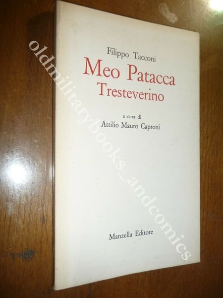 MEO PATACCA TRESTEVERINO FILIPPO TACCONI MASCHERA COMMEDIA DELL'ARTE