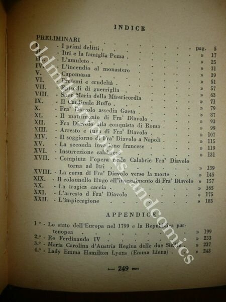 FRA DIAVOLO L'AUTENTICA STORIA DI UN BANDITO CHE DIFENDEVA IL …