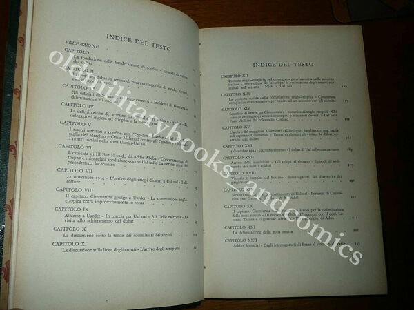 UAL UAL ROBERTO CIMMARUTA 1936 BANDE ARMATE DUBAT ETIOPIA SOMALIA …