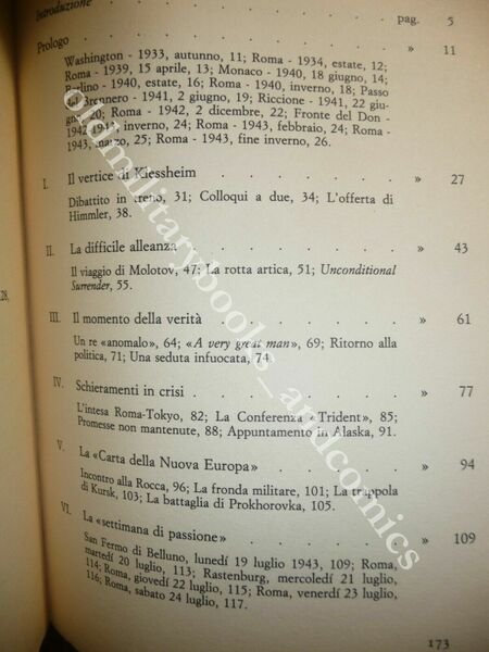 STORIA SEGRETA DEL 25 LUGLIO '43 BELLINI CADUTA DI MUSSOLINI …