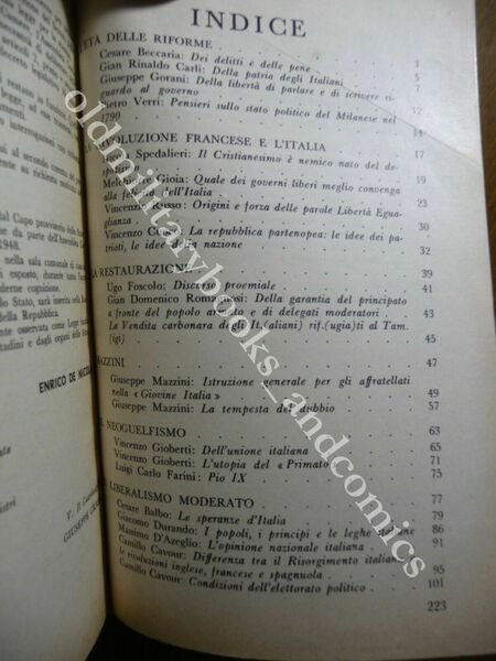 GLI IDEALI DEL RISORGIMENTO E DELL'UNITA NEL PRIMO CENTENARIO DELL'UNITA …