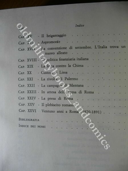 L'ITALIA DAL CONGRESSO DI PARIGI A PORTA PIA LA QUESTIONE …