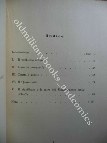 VINCENZO GIOBERTI E LA SUA EVOLUZIONE POLITICA ADOLFO OMODEO