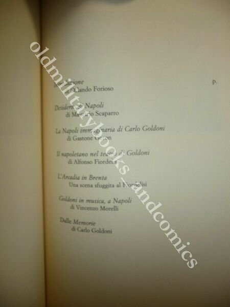 LA NAPOLI IMMAGINARIA DI CARLO GOLDONI GASTONE CERON