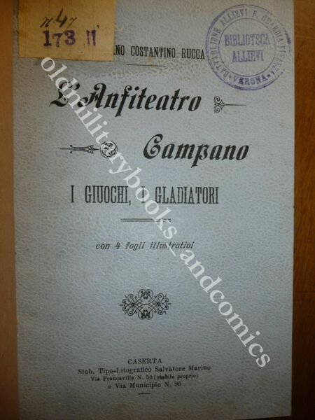 L'ANFITEATRO CAMPANO I GIUOCHI I GLADIATORI SPARTACO II^ GUERRA COSTANTINO …