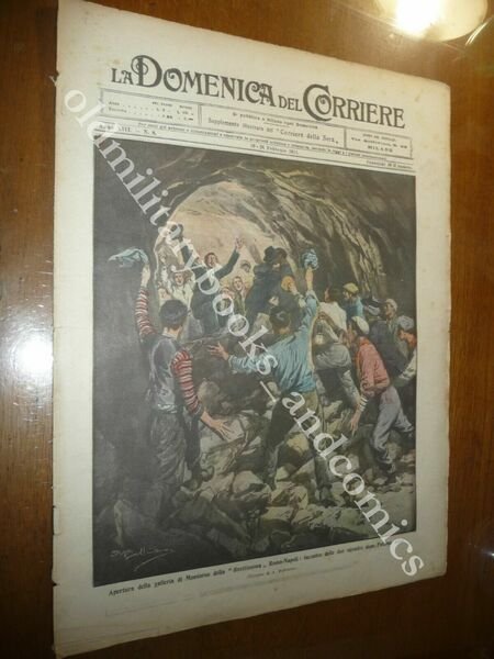 APERTURA GALLERIA MONTORSO DIRETTISSIMA ROMA-NAPOLI UCCISIONE DI UN'ORSA 1911