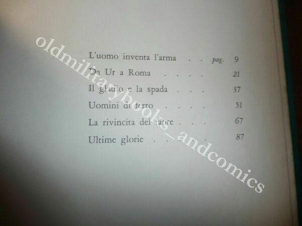 ARMI BIANCHE ALDO G. CIMARELLI BELLE FOTO A COLORI