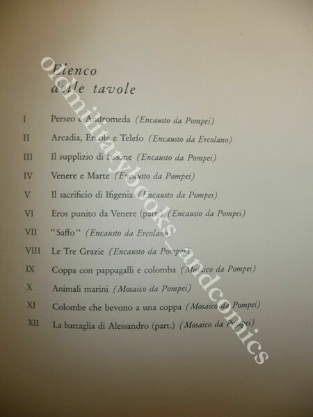 PITTURA POMPEIANA GIANGUIDO BELLONI CON 12 BELLISSIME TAVOLE A COLORI
