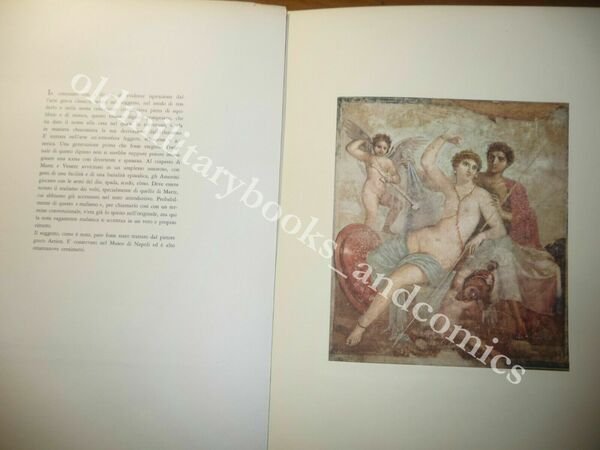 PITTURA POMPEIANA GIANGUIDO BELLONI CON 12 BELLISSIME TAVOLE A COLORI