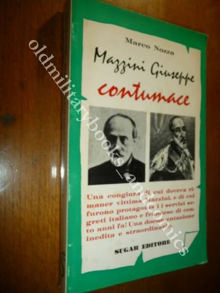 MAZZINI GIUSEPPE CONTUMACE MARCO NOZZA