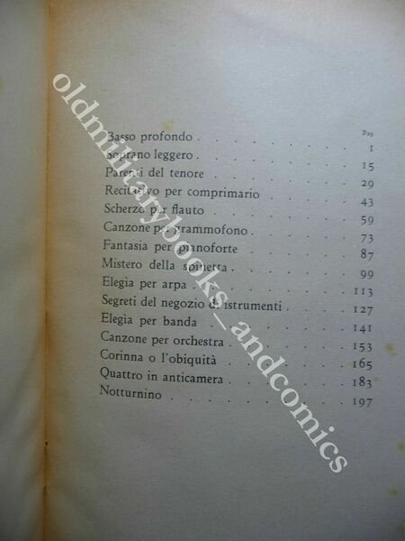 BASSO PROFONDO ED ALTRE FANTASIE ill. DI NOVELLO DEDICA A …
