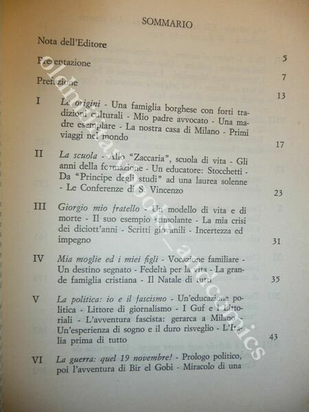QUEGLI ANNI QUEI GIORNI GIULIANO MAGNONI