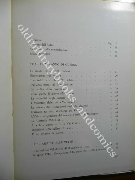 GUERRA D'AQUILE STELVIO-ORTLES-CEVEDALE 1915/18 LUCIANO VIAZZI COP. FOTOCOPIA