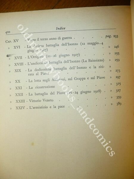 LA GUERRA ITALO-AUSTRIACA 1915-1918 AMEDEO TOSTI