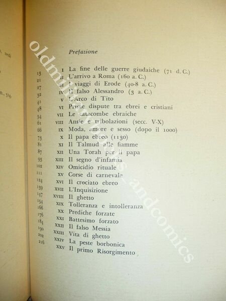 IL GHETTO SUL TEVERE STORIA DEGLI EBREI DI ROMA SAM …