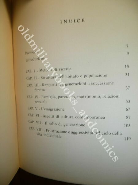 LA GENERAZIONE TRADITA ANALISI ANTROPOLOGICA COMUNITA CONTADINA G. PERRUCCI