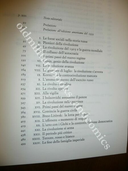 STORIA DELLA RIVOLUZIONE RUSSA 1917-1921 W.H. CHAMBERLIN LIBRO NON DI …