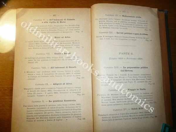 MEMORIE D'AFRICA (1892-1896) ORESTE BARATIERI CON 5 CARTE GEOGRAFICHE SU …