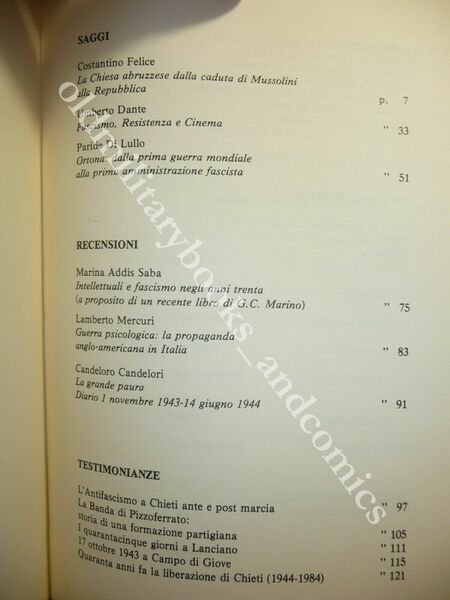 RIVISTA ABRUZZESE DI STUDI STORICI DAL FASCISMO ALLA RESISTENZA ANNO …