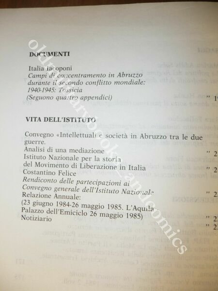 RIVISTA ABRUZZESE DI STUDI STORICI DAL FASCISMO ALLA RESISTENZA ANNO …