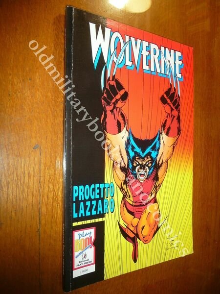 WOLWERINE PROGETTO LAZZARO SPECIALE PLAY BOOK