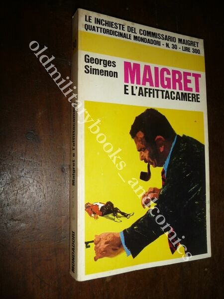 n. 30 LE INCHIESTE MAIGRET E L'AFFITTACAMERE GEORGES SIMENON