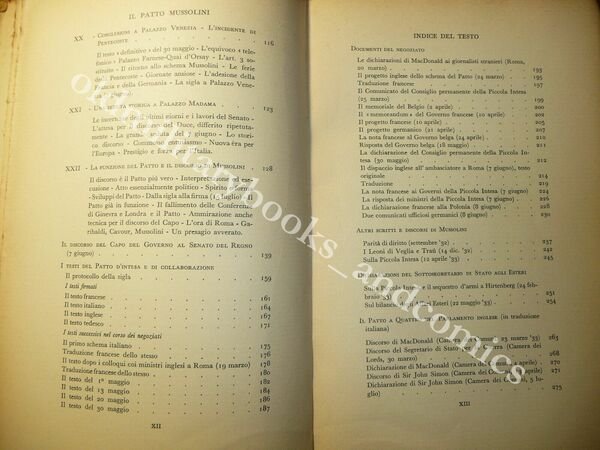 IL PATTO MUSSOLINI SALATA FRANCESCO STORIA DEL FAMOSO PATTO A …