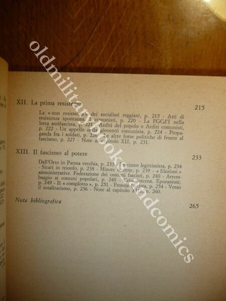 LE ORIGINI DEL FASCISMO A REGGIO EMILIA 1919-1923 ROLANDO CAVANDOLI