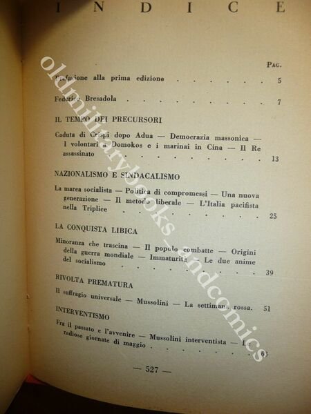 STORIA DEL FASCISMO GUERRA RIVOLUZIONE IMPERO PINI BRESADOLA GIACCHERO