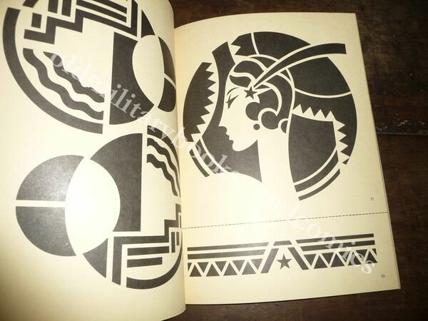 ART DECO CUT&USE STENCILS THEODORE MENTEN