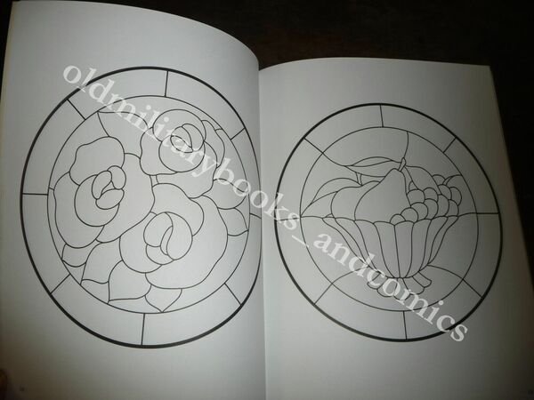 CIRCULAR STAINED GLASS PATTERN BOOK CONNIE EATON