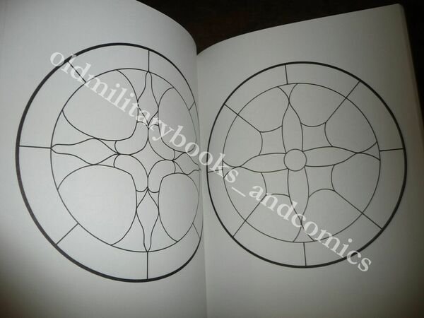 CIRCULAR STAINED GLASS PATTERN BOOK CONNIE EATON