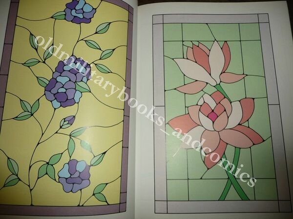 MODELLI PER REALIZZARE 45 VETRATE A MOTIVI FLOREALI MARIA DI …