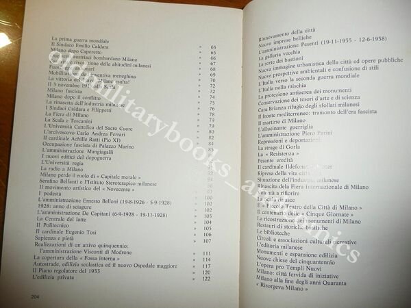 MILANO CAPITALE MORALE D'ITALIA METROPOLI EUROPEA 1900-1950 RAFFAELE BAGNOLI