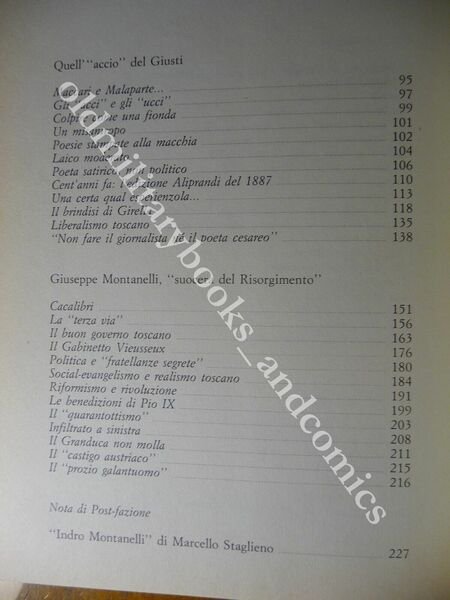 FIGURE & FIGURI DEL RISORGIMENTO INDRO MONTANELLI