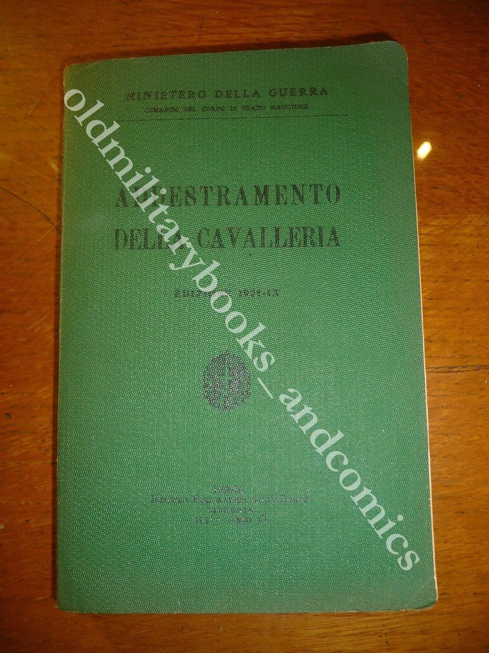 ADDESTRAMENTO DELLA CAVALLERIA 1931 MINISTERO DELLA GUERRA OTTIMO