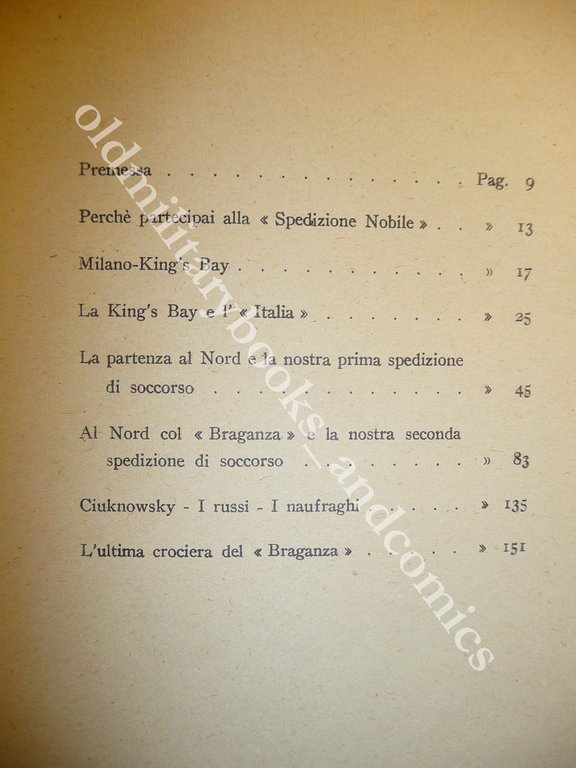 ALLA RICERCA DEI NAUFRAGHI DELL'ITALIA GIANNI ALBERTINI CON SOVRACC.