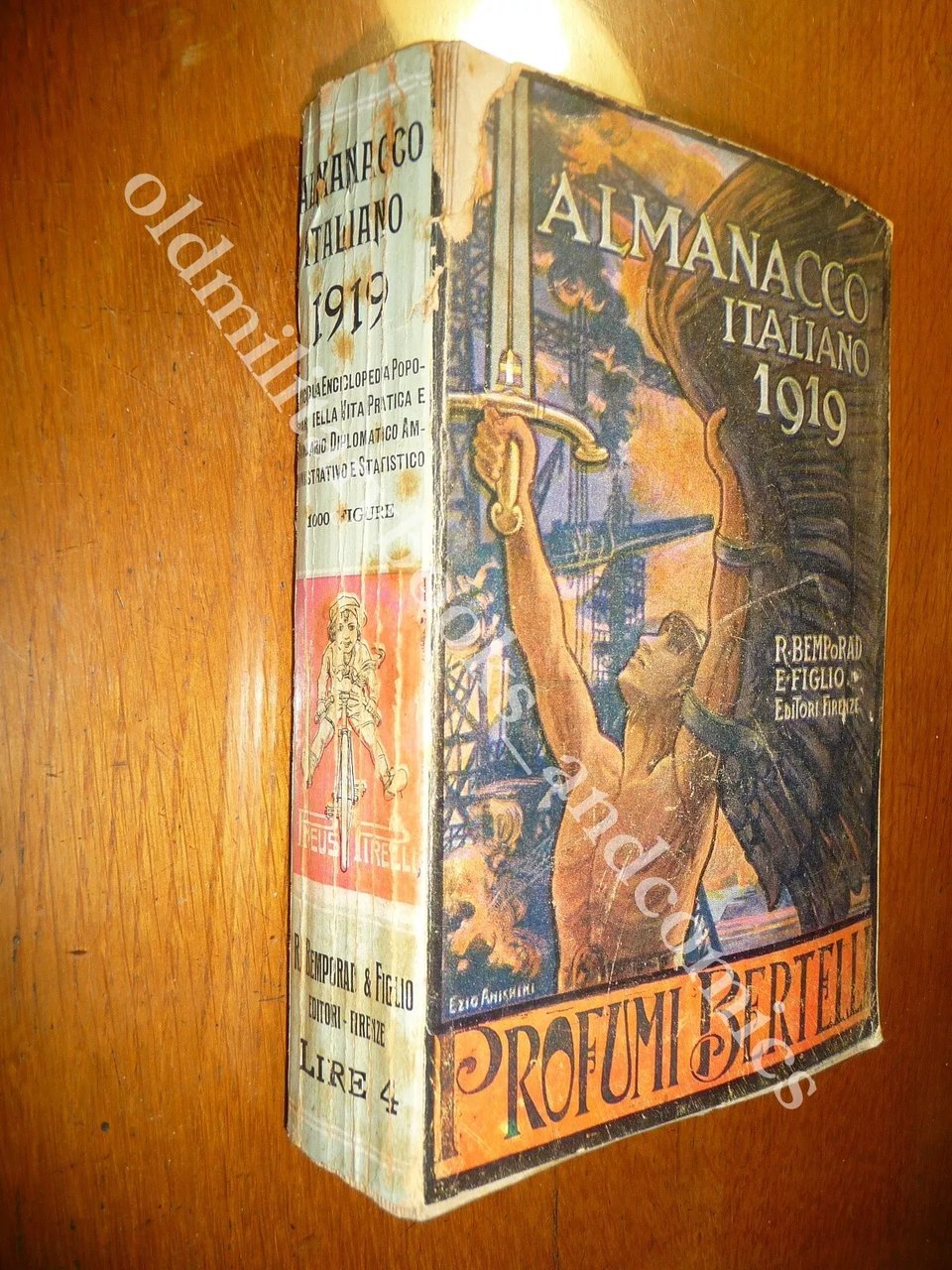 ALMANACCO ITALIANO 1919 BEMPORAD PICCOLA ENCICLOPEDIA POPOLARE