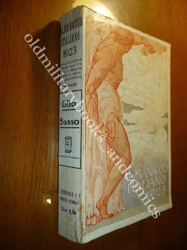 ALMANACCO ITALIANO 1923 BEMPORAD PICCOLA ENCICLOPEDIA POPOLARE