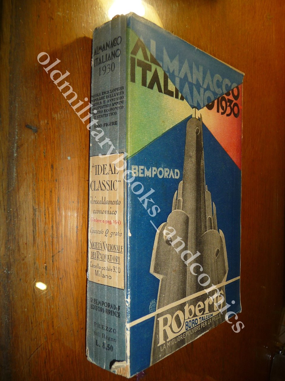 ALMANACCO ITALIANO 1930 BEMPORAD PICCOLA ENCICLOPEDIA POPOLARE