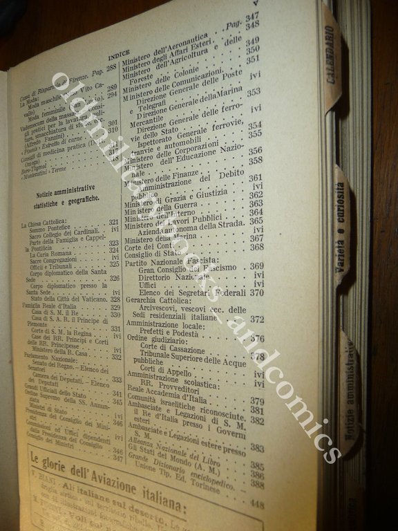 ALMANACCO ITALIANO 1934 BEMPORAD PICCOLA ENCICLOPEDIA POPOLARE